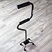 HealthSmart Quad Walking Cane, Sit To Stand Walker, Adjustable Canes for Men, Canes for Women, FSA HSA Eligible with Quad Base, Foam Handles Quad Cane, Black
