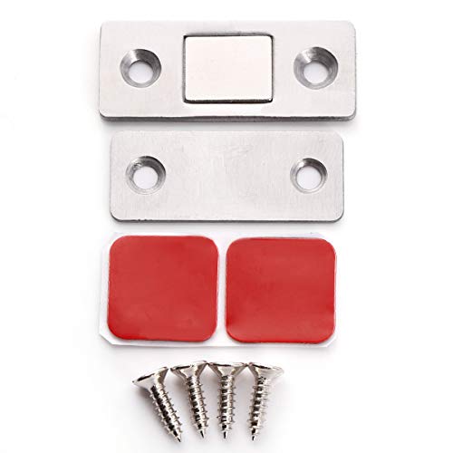 Preisvergleich Produktbild Super Stark 304 Edelstahl Magnetschnäpper Magnet Möbelmagnet Türmagnete Türverschluß Haltemagnet Magnetverschluss