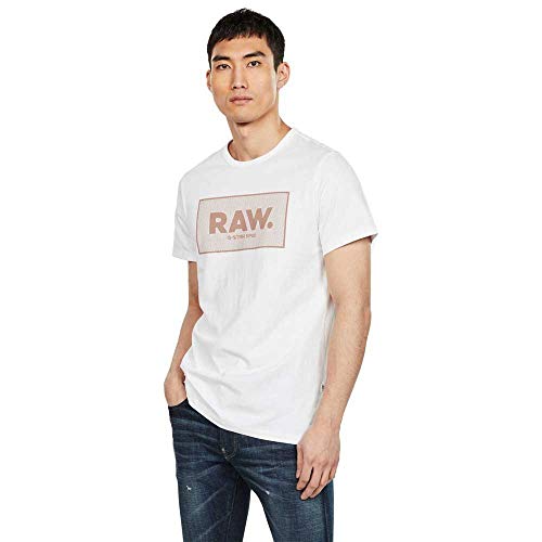G-STAR RAW Boxed Straight Fit T-Shirt, Bianco