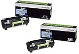 Lexmark 501H (50F1H00) High Yield Toner Cartridge 2-Pack