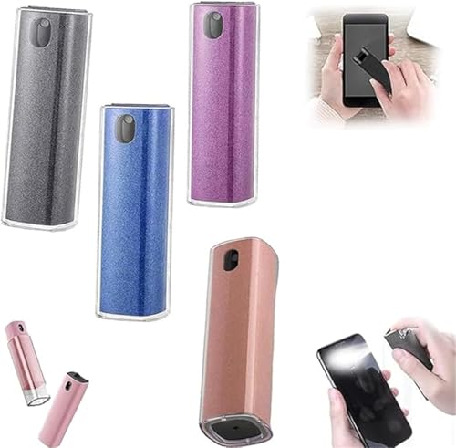 Pristine Screen, Pristine Screen Cleaner, Pristine Screen Lot de 4 sprays tout-en-un et nettoyants d'écran, vaporisateur portable réutilisable pour écran tactile, spray nettoyant électronique (mélange