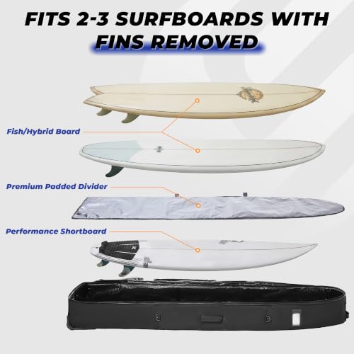 Sturdum Wheeled Surfboard Coffin Bag