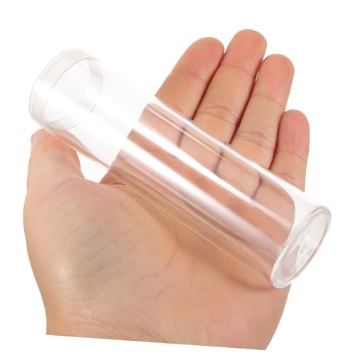 Tubos de monedas para evitar manchas oscuras de oxidación con plástico protector transparente 3