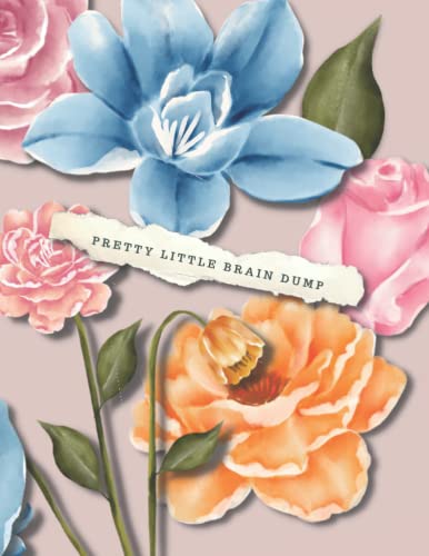 Pretty Little Brain Dump cahier de notes ligné et journal intime