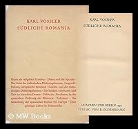 Sudliche Romania / Karl Vossler B008GDIDFC Book Cover