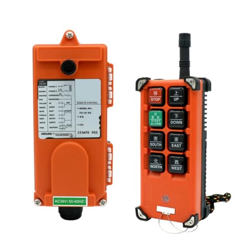 Télécommande sans fil AC 220V anti-interférence pour grue industrielle - 3
