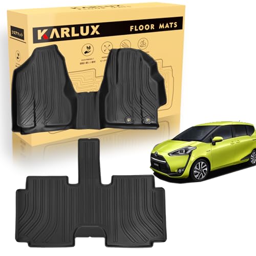 Amazon.co.jp: KARLUX トヨタ シエンタ 170系用1-2列目フロアマット。7