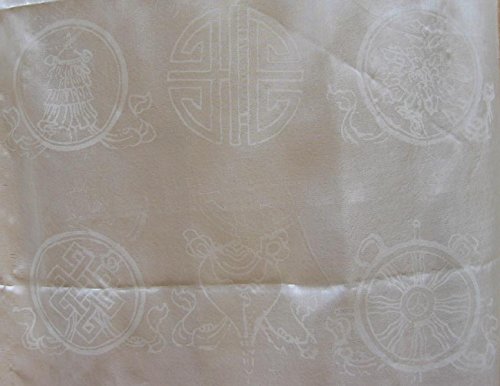 BUDDHAFIGUREN Sciarpa cerimoniale Buddista Bianca