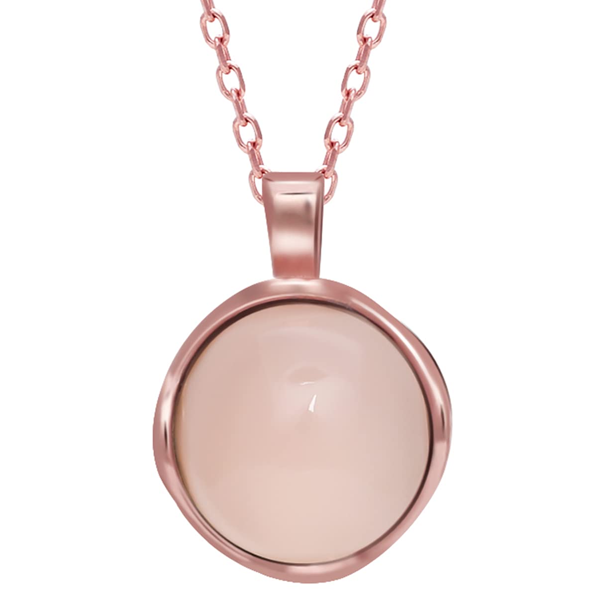 GIVA 925 Silver Rose Gold Pink Chalcedony Pendant with Chain | Gifts for Girlfriend, Gifts for Women and Girls |With Certificate of Authenticity and 925 Stamp | 6 Month Warranty* (B09HCK6F5H) Amazon Price History, Amazon Price Tracker