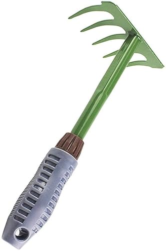 Samnuerly Small Garden Rakes Iron Rakes Hand Cultivator Gardening Tools for Home Lawn Balcony Farm Outdoor - Image 7