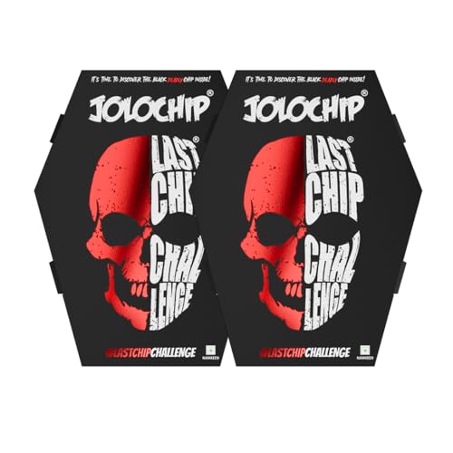 Jolochip Last-Chip-Challenge (Pack of 2) | Extreme Spicy Tortilla Chip | Hottest Chip in the World | Ultimate Hot Snack | 5gm*2