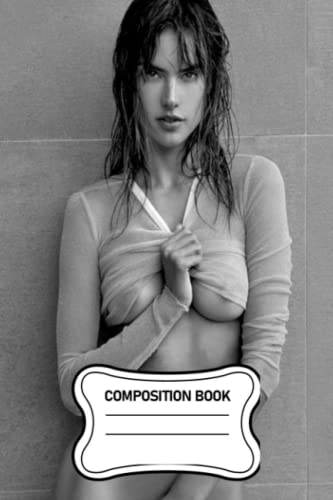 Composition Notebook : Alessandra Ambrosio Notebook 105 pages , 6x9inch Lined Notebook Gift Ideas - Thankgiving Notebook. image 2
