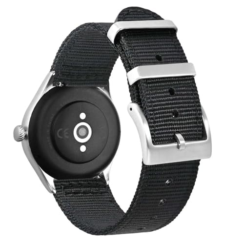 Bracelet montre nylon 22mm vert armée interchangeable mâle