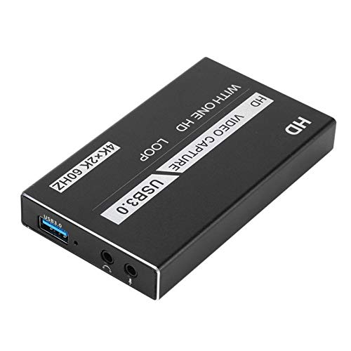 Carte de capture vidéo USB 3.0 1080p 60 fps compatible HDMI 4K Sn Appareil de capture de jeu pour OBS Capturing Carte de jeu en direct