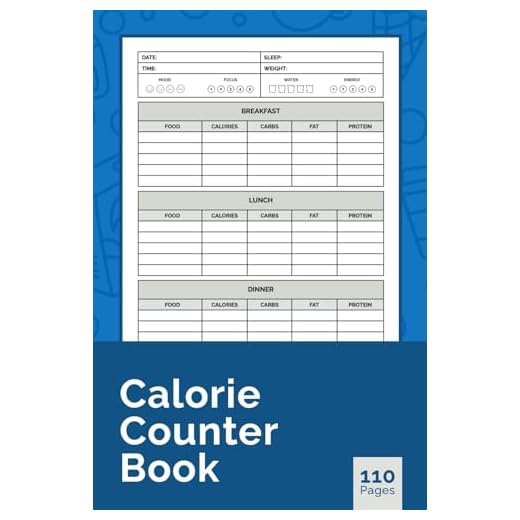 Calorie Counter Book: Track your Weight Loss with this Daily Calorie Counter Journal, 110 Pages