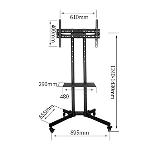 Soporte universal de piso para TV ajustable miniatura 2