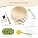 Sourdough Starter Kit - 4 Pack 9 Inch Round Banneton Bread Proofing Basket with 4 Liners, All-in-One Bread Making Supplies with Dough Scraper, Bread Lame, Silicone Brush, Baking Mat (Avocado)