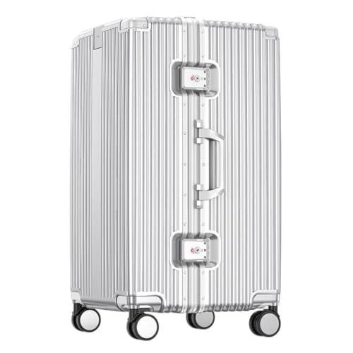 Luggage 32-inch Suitcase, Multi-functional Aluminum Frame Trolley Case, Strong And Durable Luggage Code Box 26-inch Suitcases With Wheels(C,22in)
