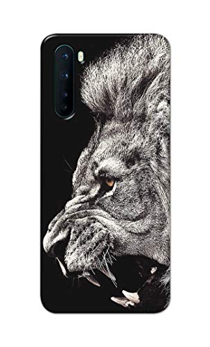 Image of Roaring Lion Hard Back Case Cover for OnePlus NORD (2020 Model), OnePlus Z Back Cover -(J5) VNS2225