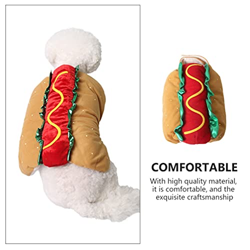 Disfraz para perros y gatos Hot Dog TEHAUX XXL miniatura 5