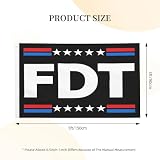 Foxtrot Delta Tango Flag 3x5ft Double Sided Garden Flag Cool Graphic Posters For Indoor Outdoor