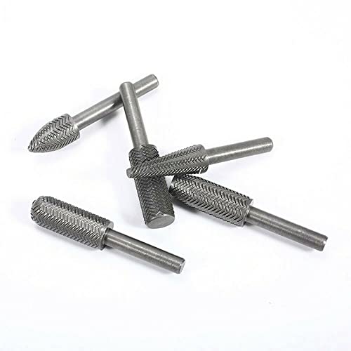 Set de 5 fresas rotativas de carburo para metal y madera miniatura 2