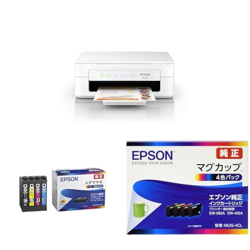 【プリンター】エプソン EW-452A 【インク】純正4色（未開封）付き カラリオ 【新品未開封品・セットアップインク付属・メーカー