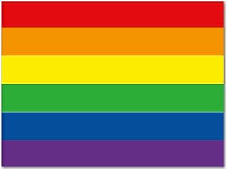 Small World Greetings Rainbow Flag Pride Cards 12 Count - Blank Inside With Envelopes - A2 Size (5.5" x 4.25") - Perfect for family, friends, colleagues, and more