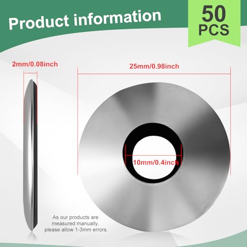 EPDM Dichtscheiben 50Stk Dichtungsscheiben M10*25mm Unterlegscheiben aus Edelstahl Gummi für Schrauben Spenglerschrauben (M10x25mm)