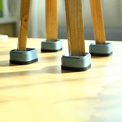 Image of Mockery Set of 8 Pieces Anti Vibration Pads High Friction Anti Slip Square Hard Wearing Washing Machine Protects Pedestals, Shock and Noise Cancelling High Friction Washing Machine Feet Pads