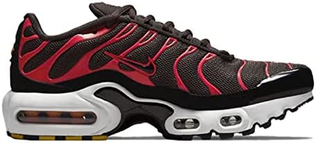 Nike Air Max Plus GS Running Trainers CD0609 Sneakers Shoes (UK 3.5 us 4Y EU 36, Medium Black Siren red 200) | Image 1