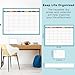 Dry Erase Calendar for Wall - Undated 1 Month Wall Calendar Dry Erase, 40