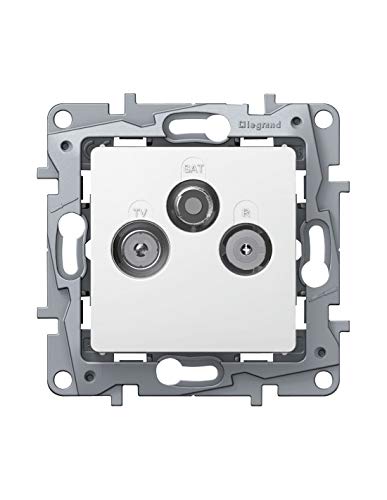 Legrand LEG96620 Prise TV-FM-SAT éclat Niloe