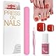 Rot Künstliche Fußnägel - 120 Stück Glänzend Künstliche Zehennägel - Press on Nails Füße mit Werkzeuge - Full Cover Einfarbiger Fussnägel Zum Kleben für Damen Frauen Nagelkunst DIY (Red)