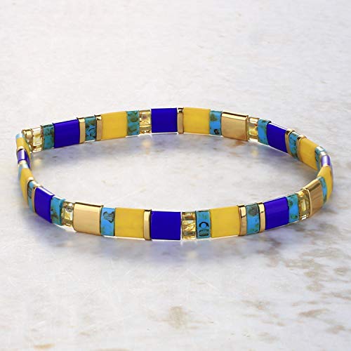 KANYEE Bracelets élastique Pour Femme Bracelets D'amitié Bracelets Perlés Tila Bracelets Breloques Mode De Manchette Pour Cadeaux D'anniversaire - 8E – Image 4