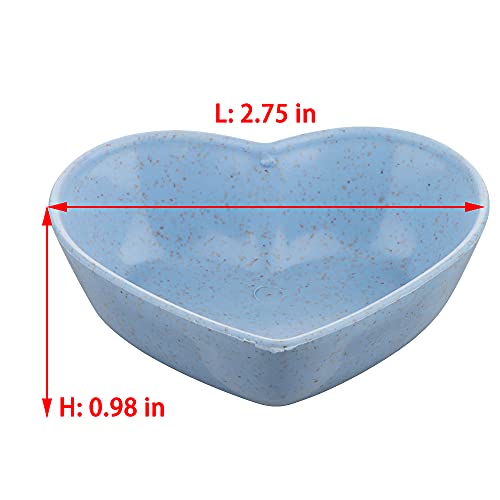 Dqitj 3 Pack Hamster Food Dish Small Cute Shape Food Bowl For Hamster Hedgehog Small Animals thumb #3