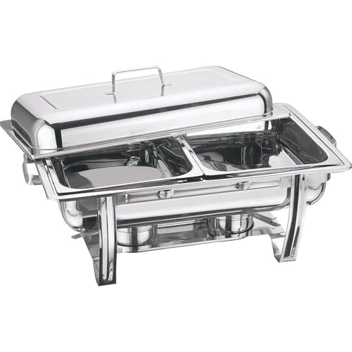 Stainless Steel Double Chafing Dish Set