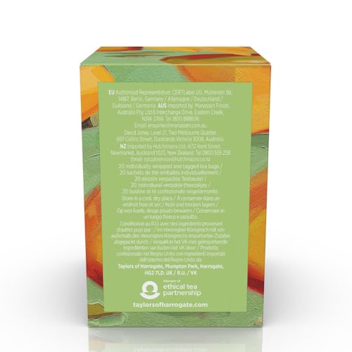 Image of Taylors of Harrogate Mango & Cardamom Green Tea Bags, 20ct (Pack of 6)
