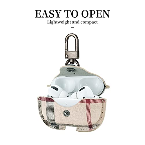 Cute Leather Case For Airpod Pro 2Nd/1St Generation，Luxury Elegant Design Protective Case Cover With Keychain For Women #TOP2