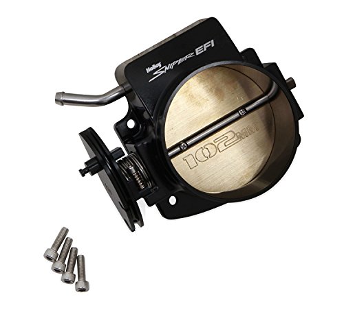 Holley 860005-1 Sniper EFI Throttle Body 102 mm. Billet Aluminum Black Sniper EFI Throttle Body