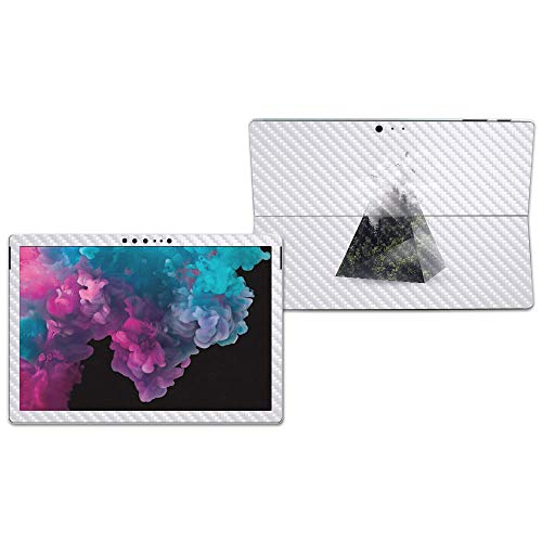 Image of MightySkins Carbon Fiber Skin for Microsoft Surface Pro 6 - Forest Triangle | Protective, Durable Textured Carbon Fiber Finish | Easy to Apply, Remove, and Change Styles | Made in The USA