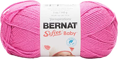 Image of Bernat Softee Baby Petunia Yarn - 3 Pack of 141g /5oz - Acrylic - 3 DK (Light) - 362 Yards - Knitting /Crochet