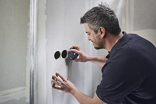 wolfcraft Deburrer for Plasterboard diameter 68 mm I 5892000 I For flush installation of hollow wall boxes - Image 4
