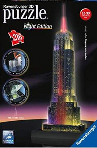 Puzzle 3D Night Edition : Empire State Building Ravensburger France - vue 5
