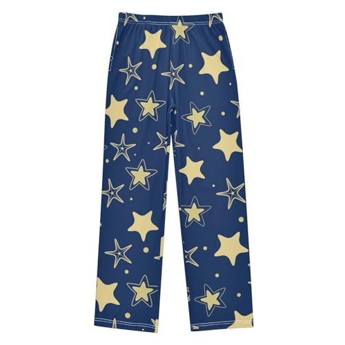 Boys' Pants Long Bottoms Jogger Pants Elastic Waist Trousers with Pockets S-XL
