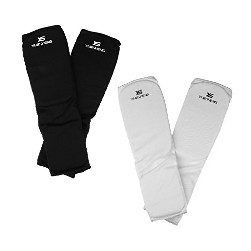 YIJU 2 Pares de Caneleiras MMA Protetores de Perna, Equipamento de Proteção de Treinamento de Muay T