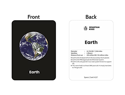 Image of SPARTAN KIDS Flash Cards for Kids Early Learning (Set of 5) | Easy & Fun Way of Learning 1 Year to 6 Years Babies,Cognitive Skills