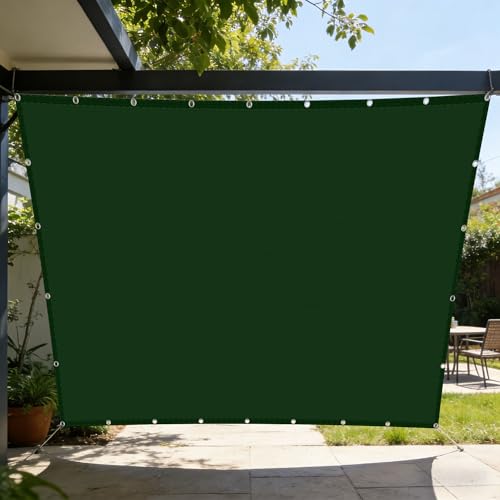 Toile ombrage respirant vert foncé pour protéger l'extérieur - 2