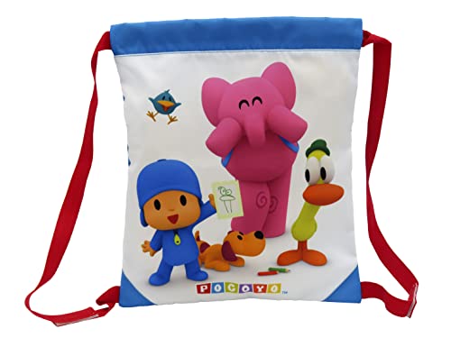CYPBRANDS , Mochila 30 X 35 Cm Pocoyó Unisex Niños, Azul (Blue), Normal