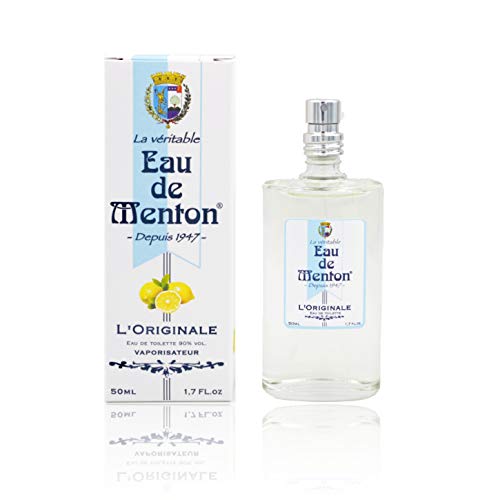 Eau de Menton - L'Originale, depuis 1947 - Eau de Toilette mixte, Artisan Parfumeur en Côte d'Azur (50 ml) Cover